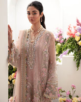 Organza unstitched suit formal wear by Kapra Collection - Kapra Collection